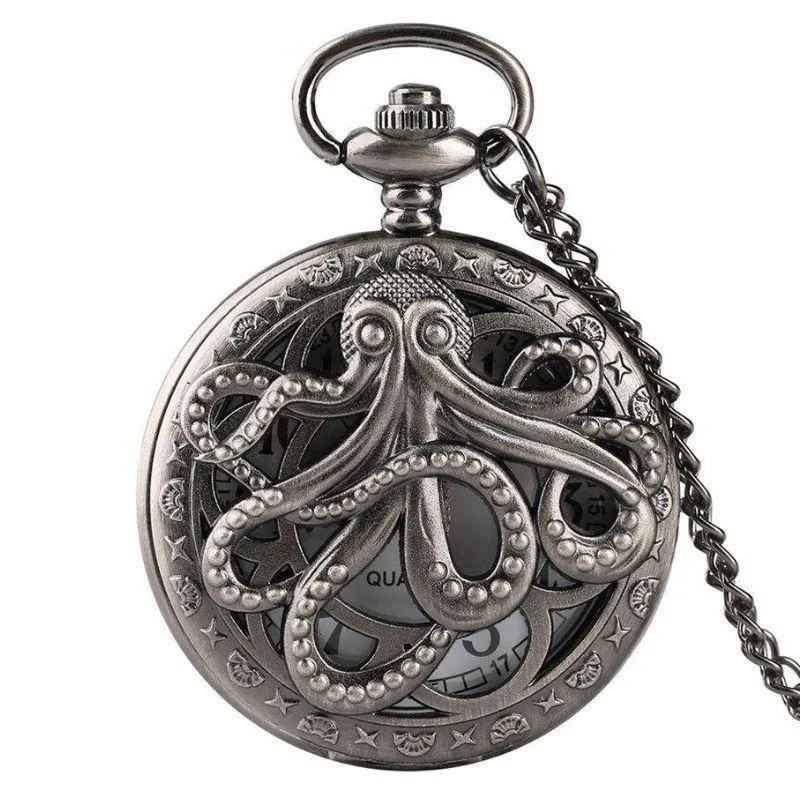 Steampunk watch — pocket octopus