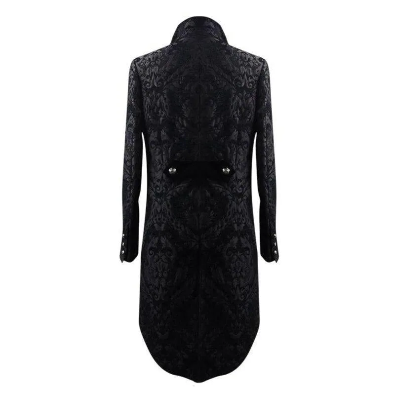 View 5 — Gothic steampunk jacket — black