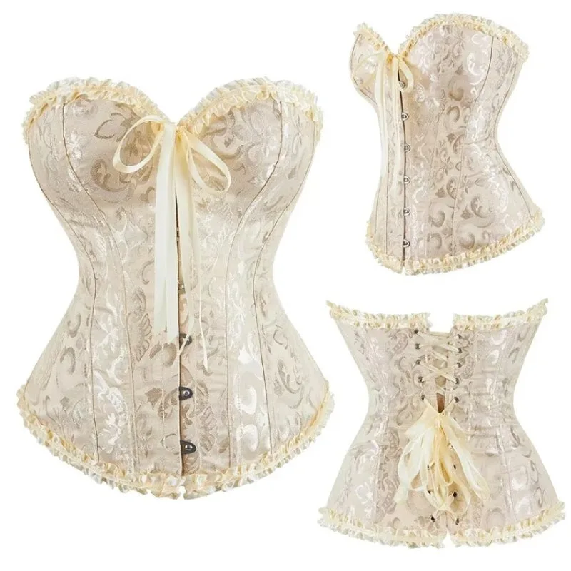 View 3 — Steampunk corset — brocade
