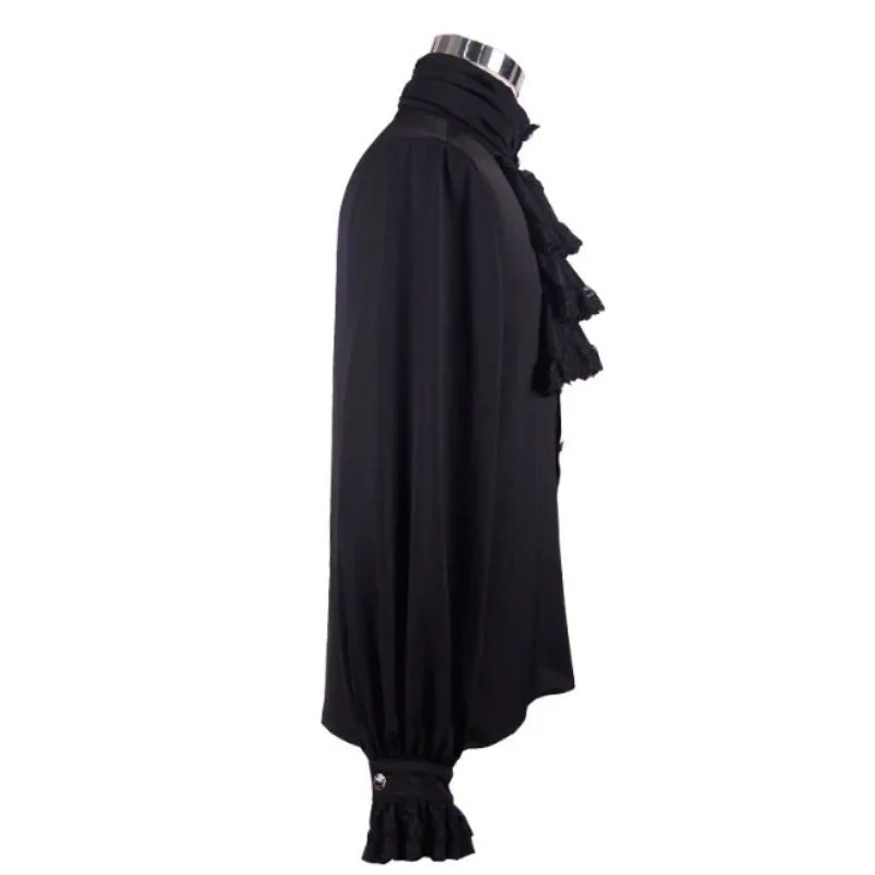 View 6 — Men’s steampunk shirt — cravat black
