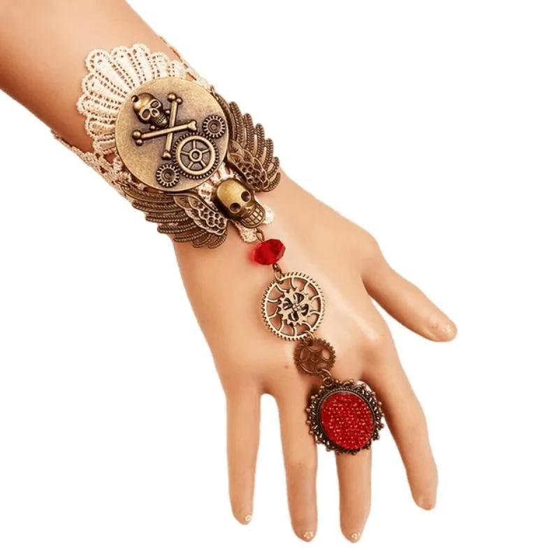 View 6 — Steampunk bracelet — cog