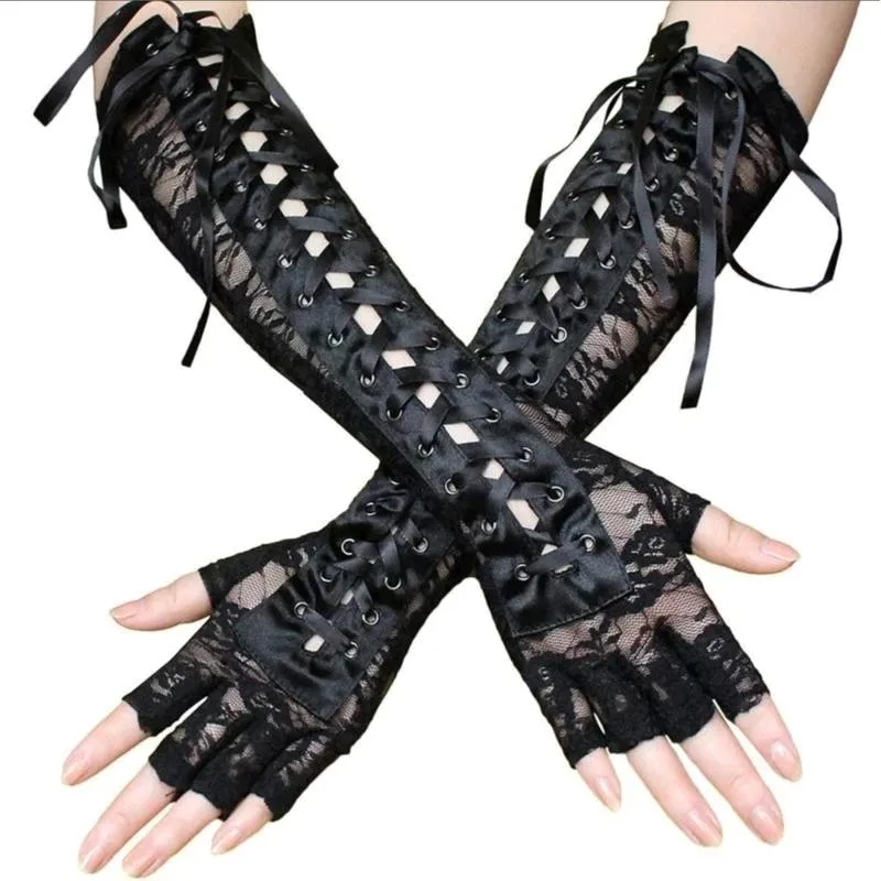 View 2 — Steampunk glove — long lace