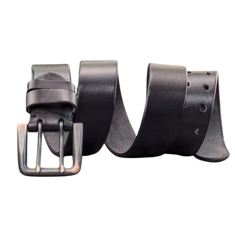 View 5 — Men’s steampunk belt — double pin