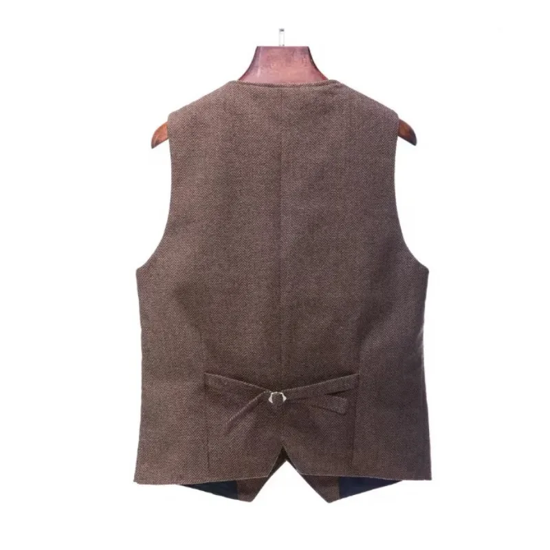 View 3 — Men’s steampunk waistcoat — sleeveless