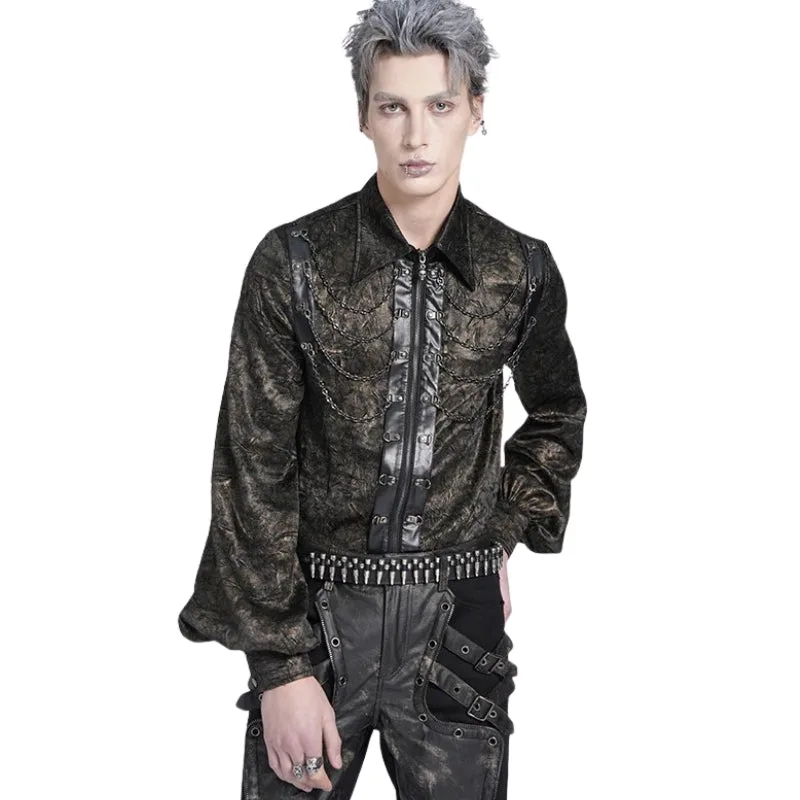 View 9 — Steampunk shirt — brown