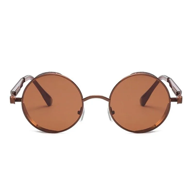 View 12 — Steampunk sunglasses — round metal