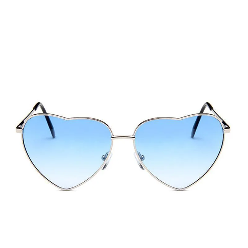 View 2 — Steampunk sunglasses — heart blue
