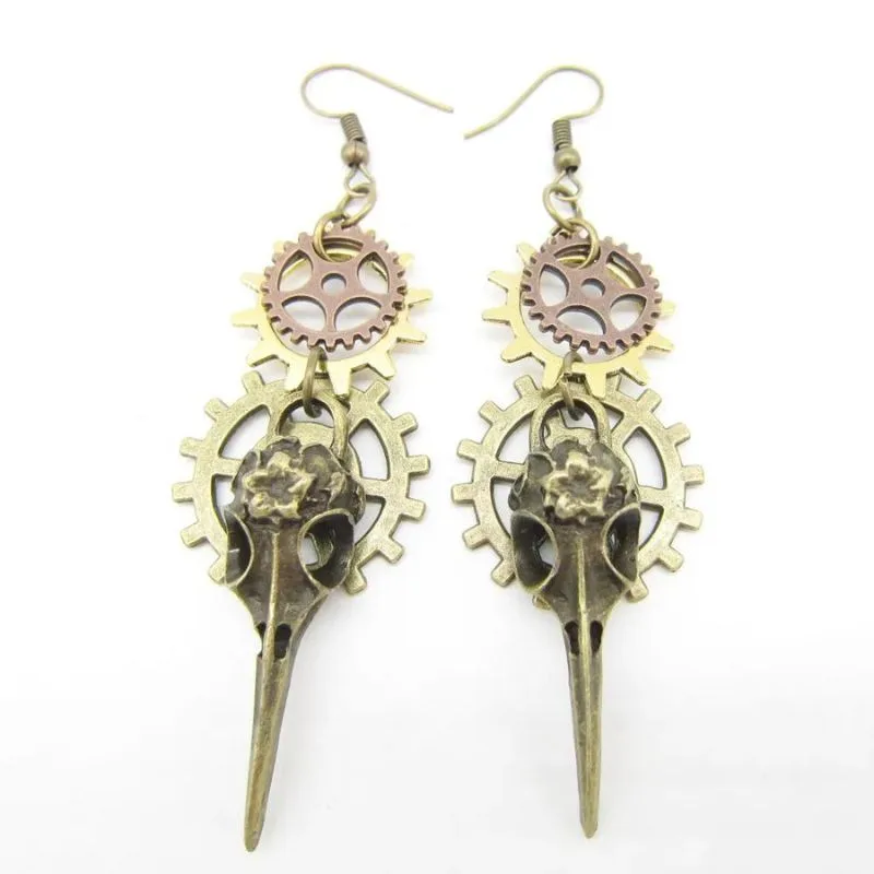 View 37 — Steampunk earrings — drop