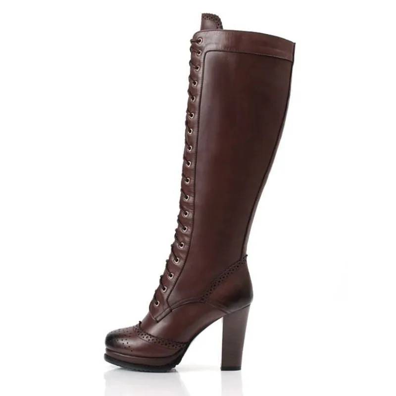 View 15 — Victorian steampunk boots — leather & faux leather