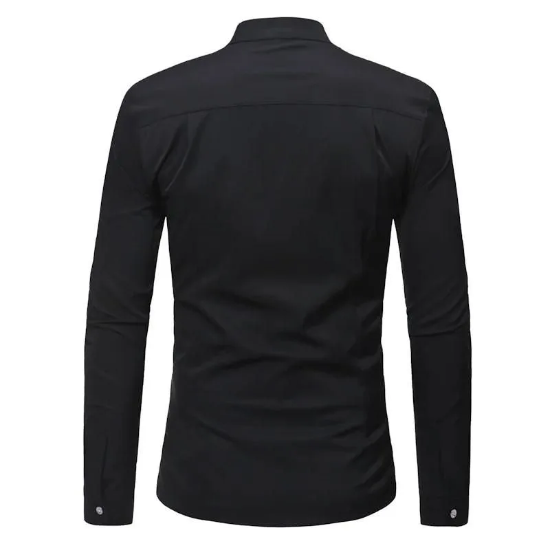 View 6 — Men’s steampunk shirt — ruffle