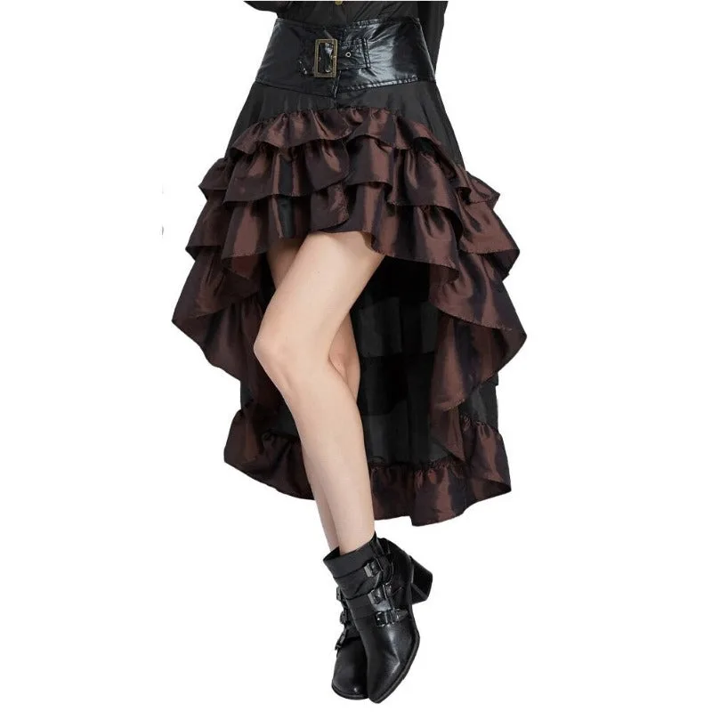 View 2 — Steampunk skirt — ruffles