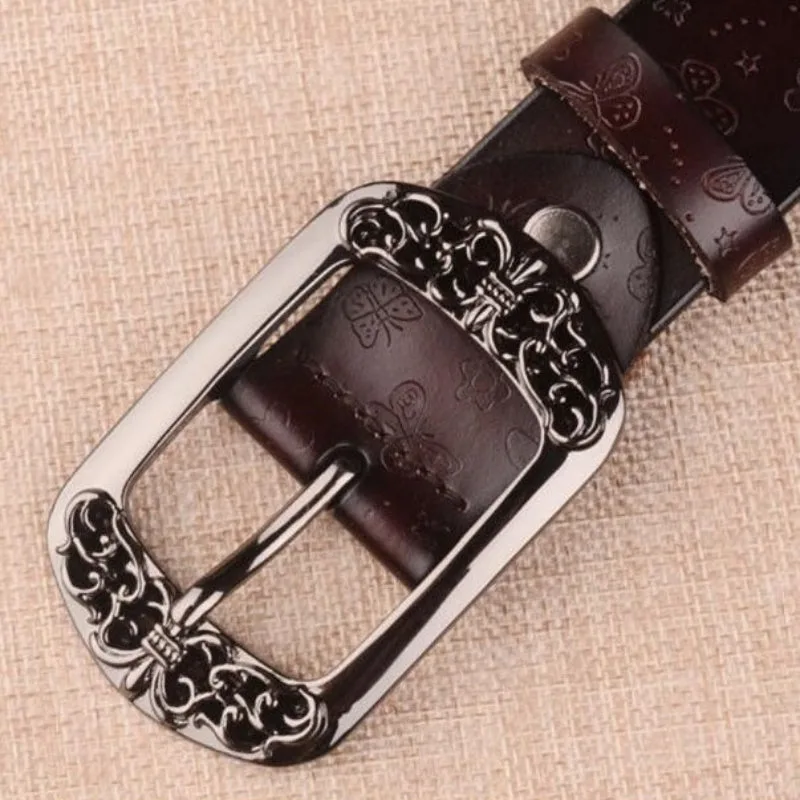 View 4 — Women’s steampunk belt — faux leather
