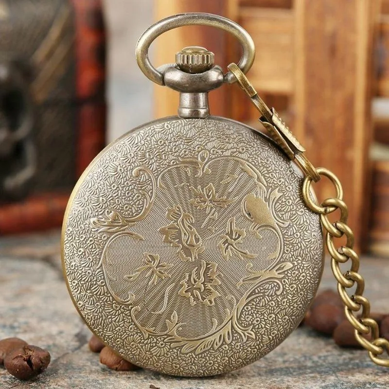 View 3 — Antique-style steampunk pocket watch — Ref. 6602213097557