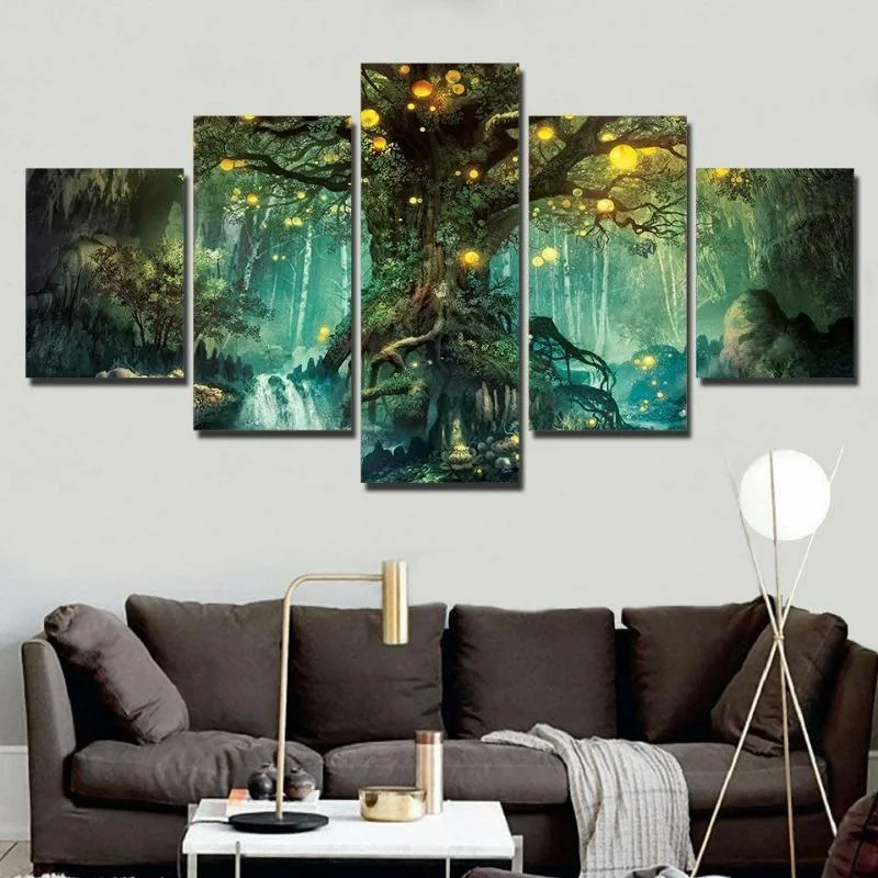 View 2 — Steampunk wall art — XXL tree life
