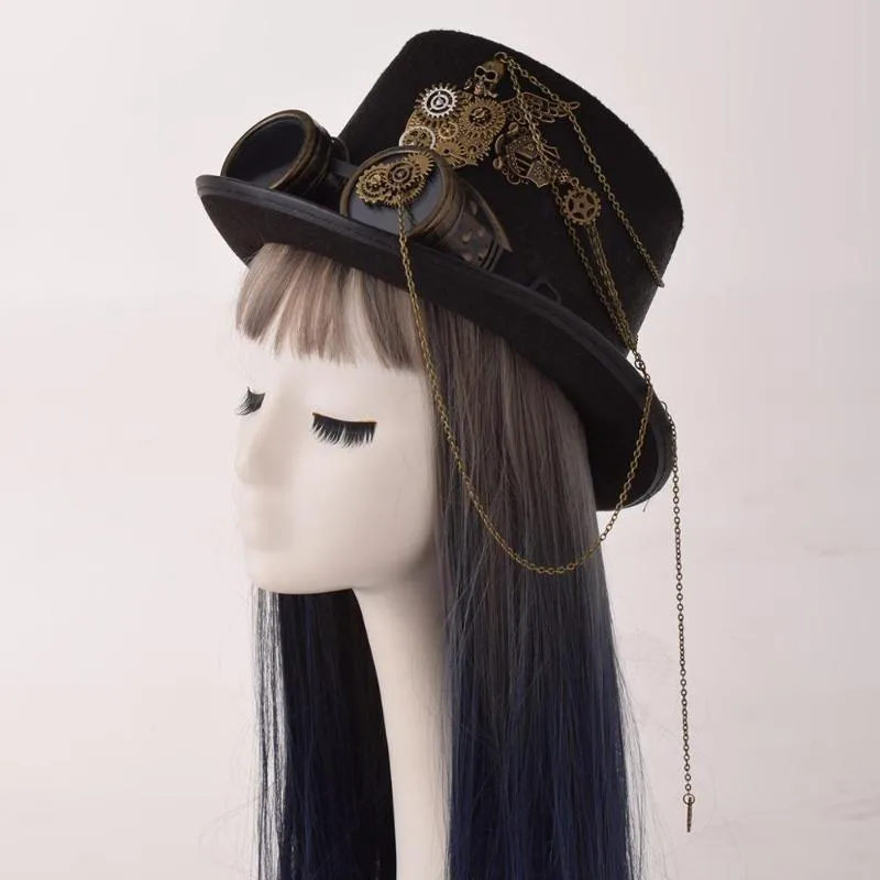 View 5 — Steampunk hat — chain