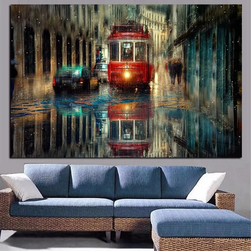 Industrial steampunk wall art — painting Style