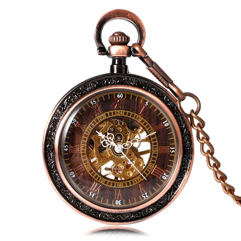 Steampunk pocket watch — skeleton