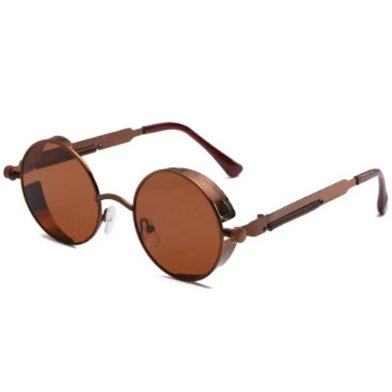 View 11 — Steampunk sunglasses — round metal