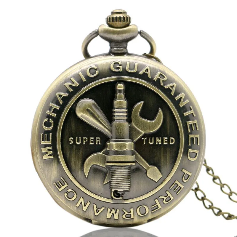 Men’s steampunk pocket watch — Quartz