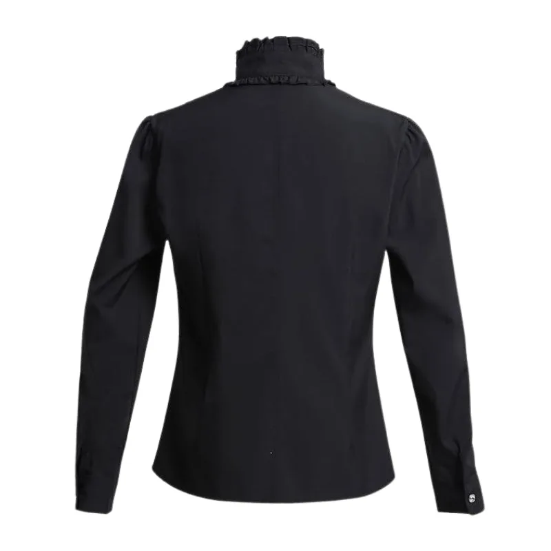 View 5 — Women’s steampunk shirt — black