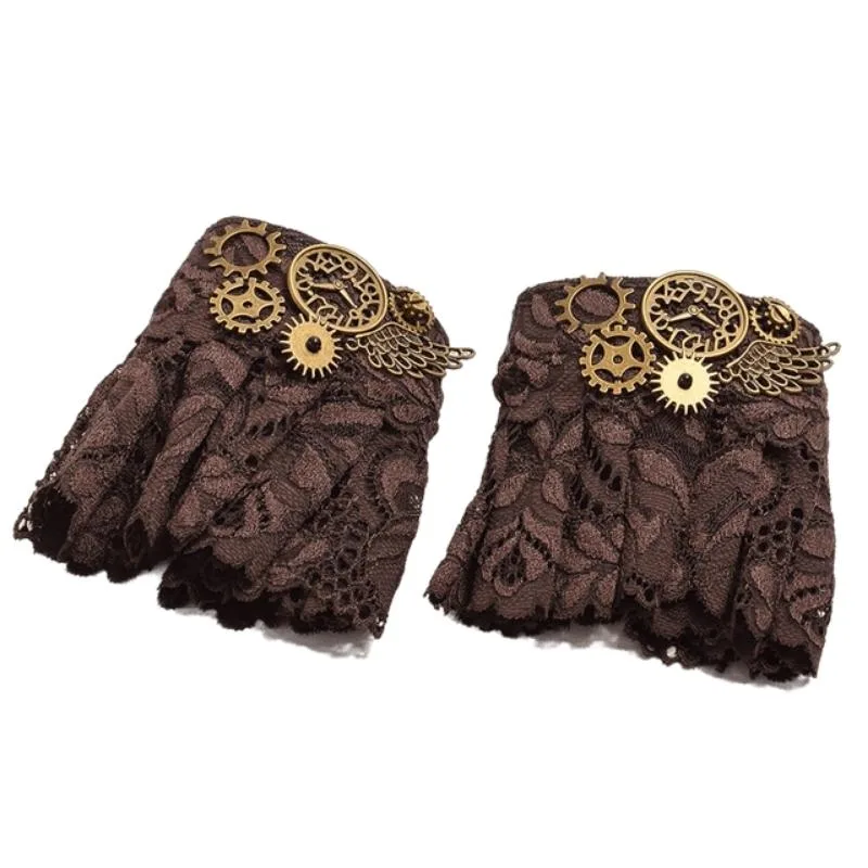 View 6 — Steampunk lace Gloves