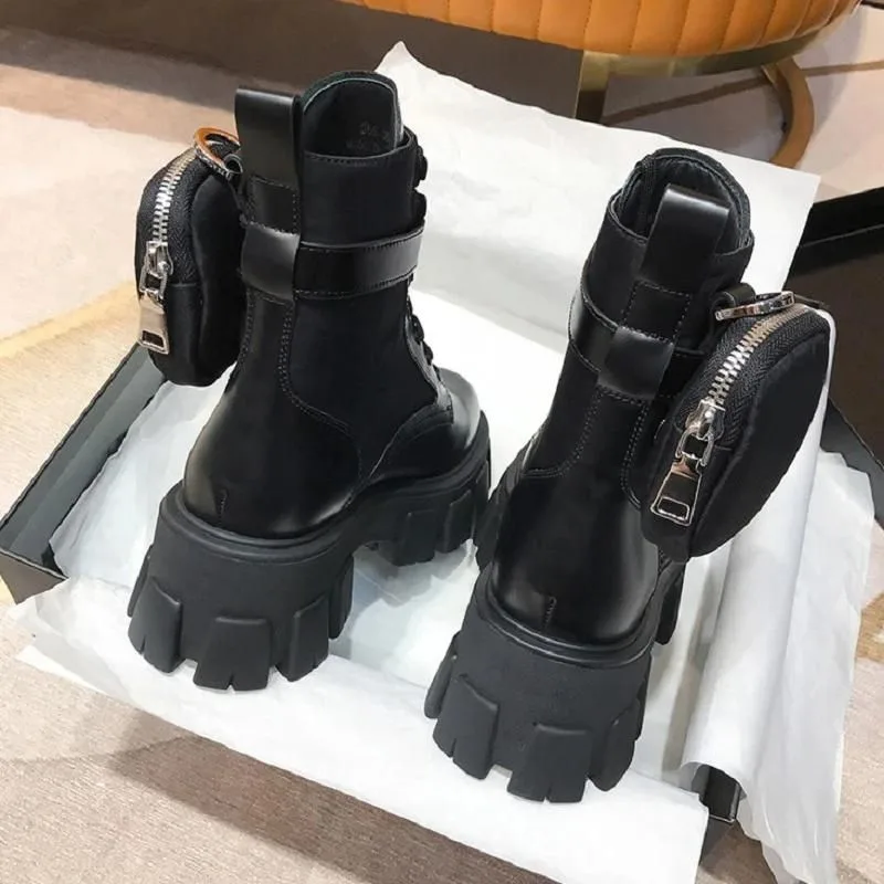 View 7 — Women’s steampunk ankle boots — punk