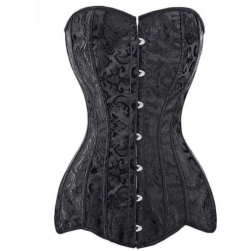 View 2 — Victorian steampunk corset — long