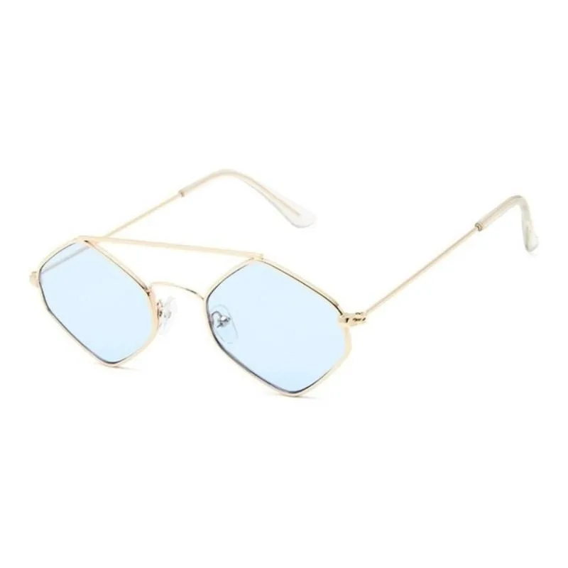 View 5 — Women’s steampunk sunglasses — hexagonal
