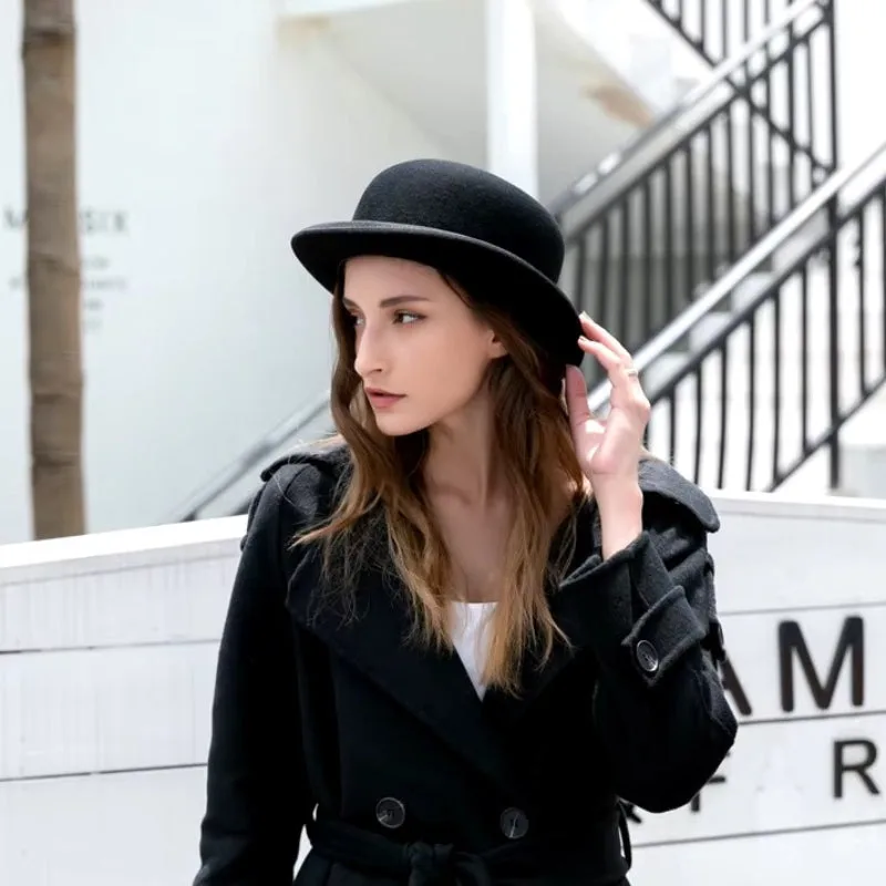 View 5 — Vintage-style steampunk hat — bowler
