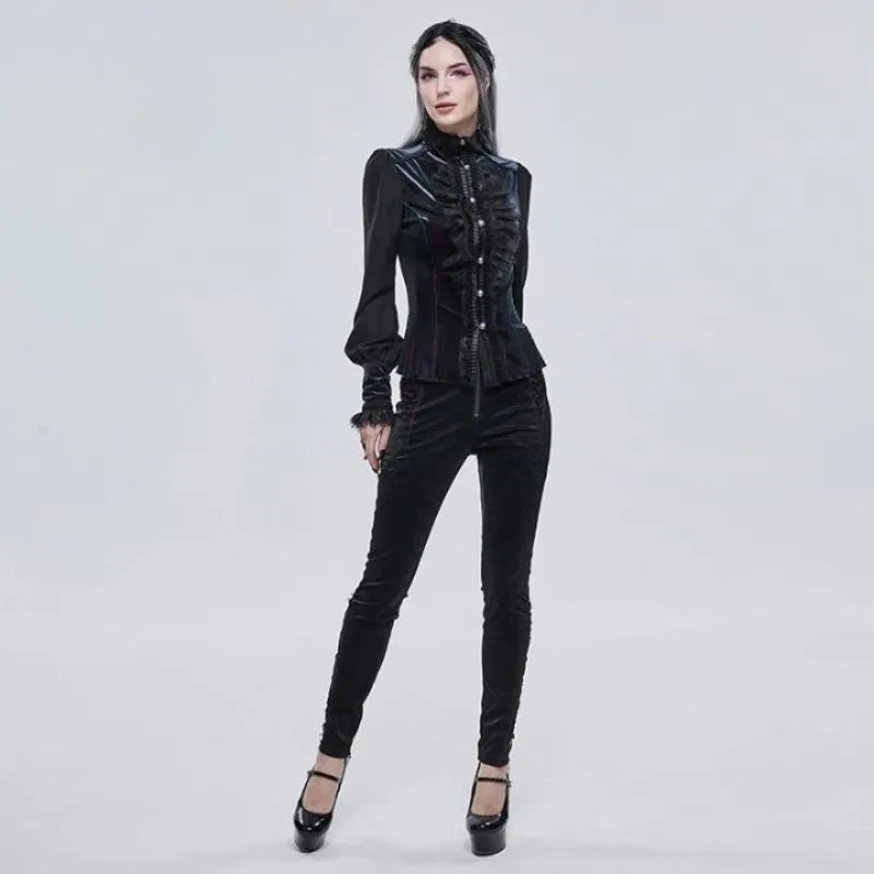 View 2 — Gothic vintage-style steampunk trousers