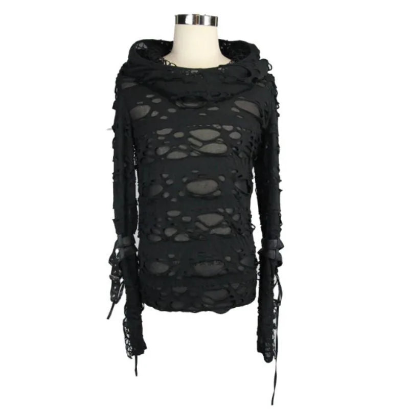 View 5 — Steampunk jumper gothic  hood