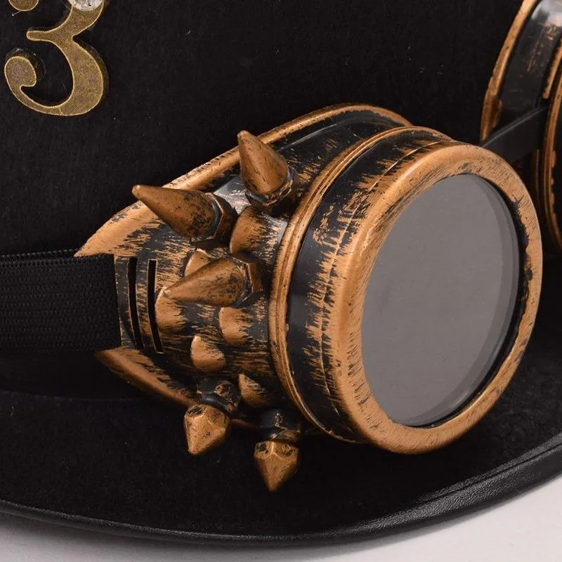 View 4 — Steampunk hat — feather
