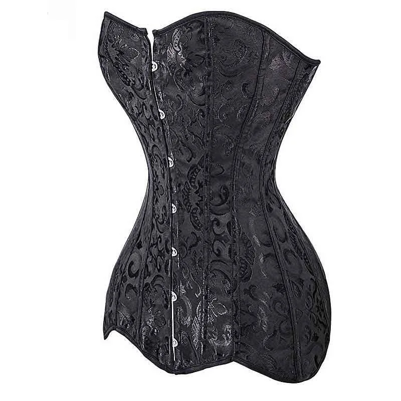 View 3 — Victorian steampunk corset — long