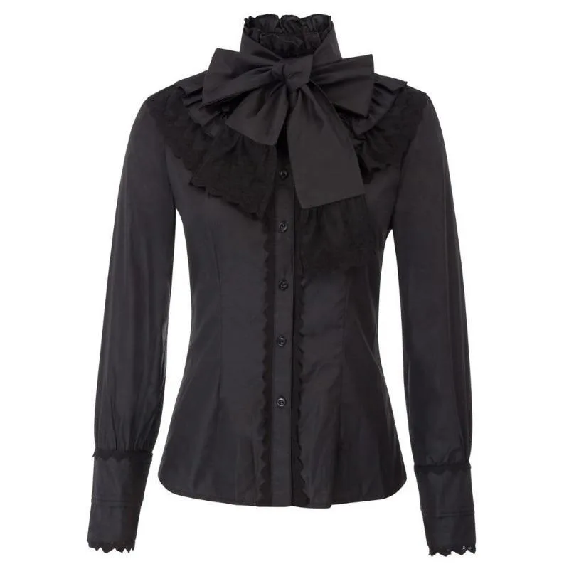 Women’s Victorian steampunk blouse — collar
