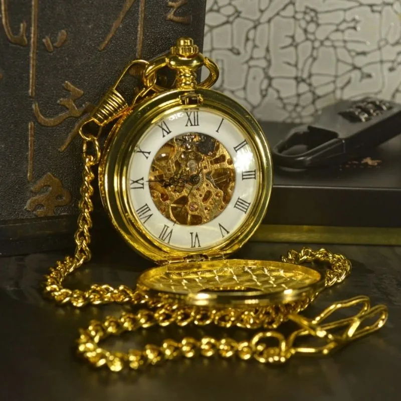View 3 — Steampunk pocket watch — double face