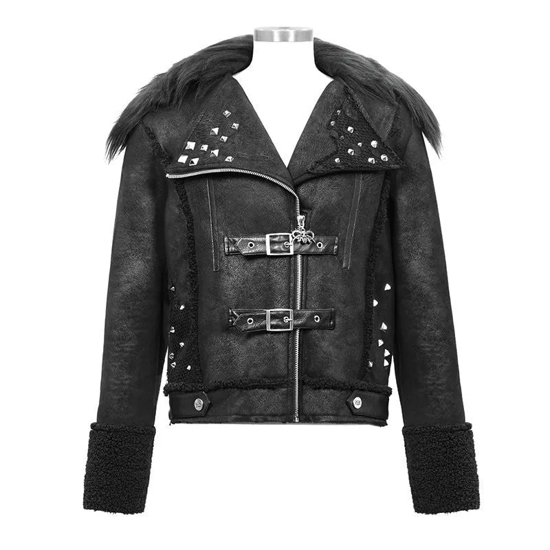 View 7 — Gothic steampunk jacket — punk decadent