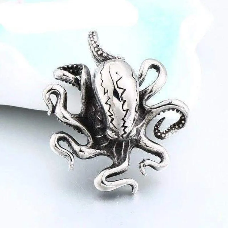 Steampunk pendant — octopus