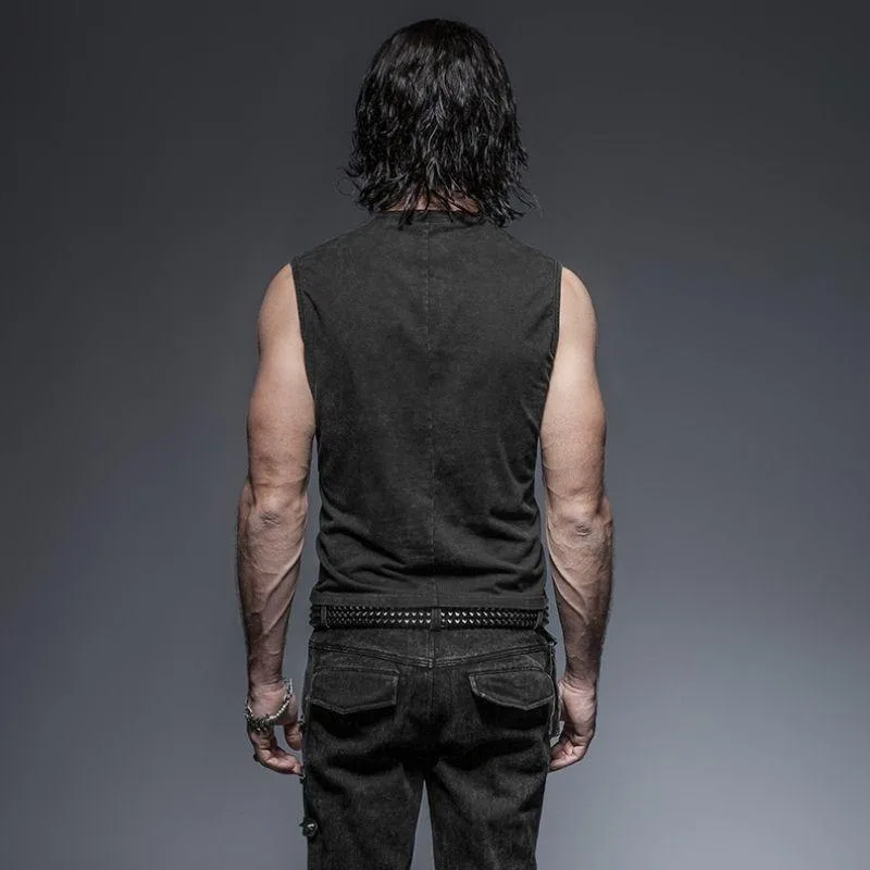 View 6 — Men’s steampunk corset — lacing