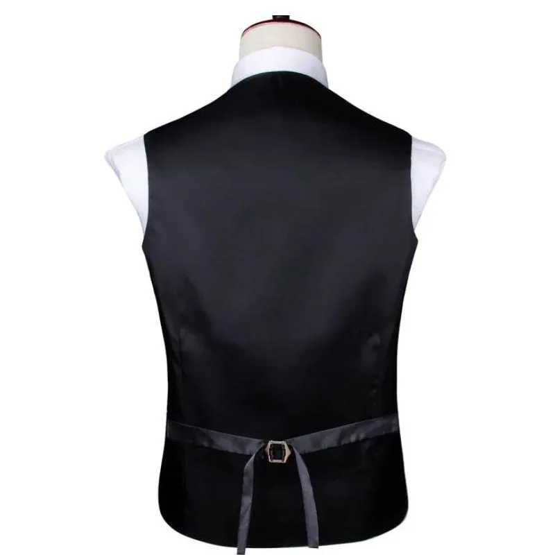 View 2 — Men’s steampunk waistcoat — costume gold-coloured