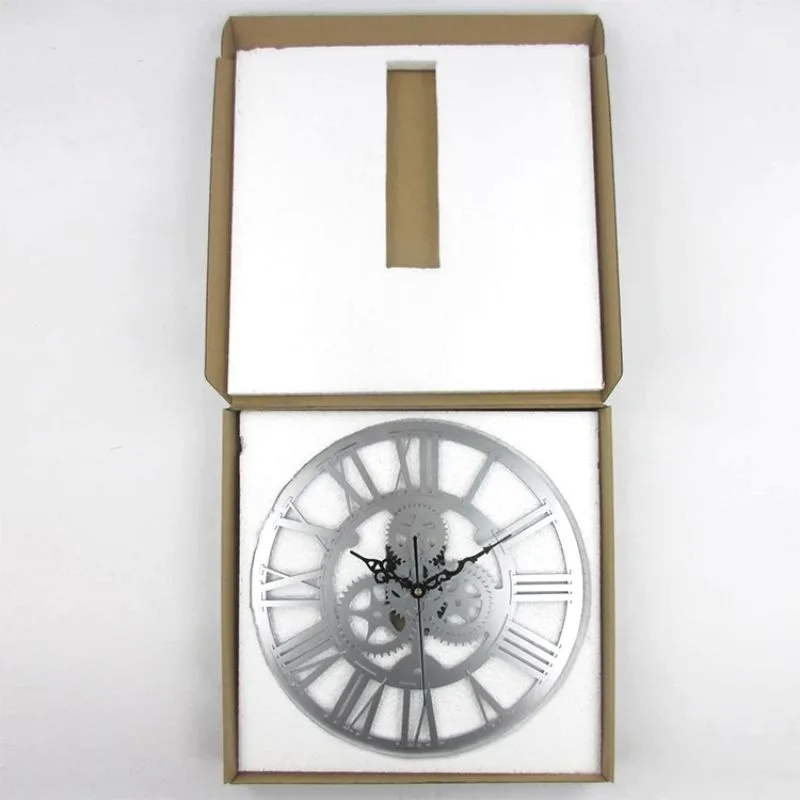 View 7 — Vintage-style steampunk clock — grey