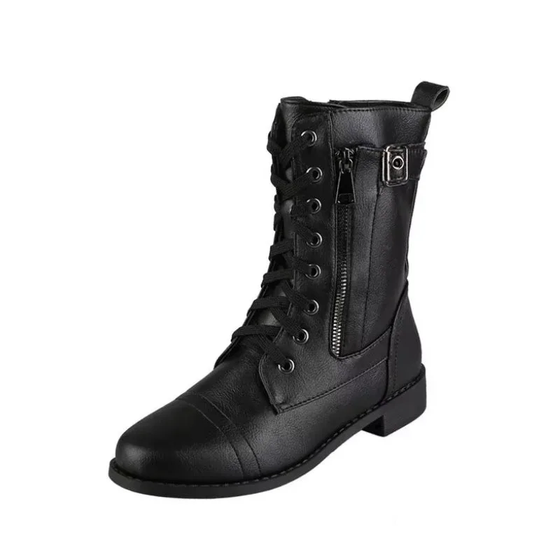 View 9 — Retro steampunk ankle boots — punk