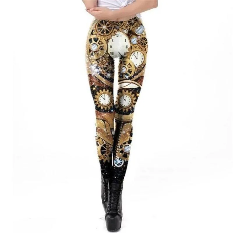 View 3 — Steampunk clock — Legging