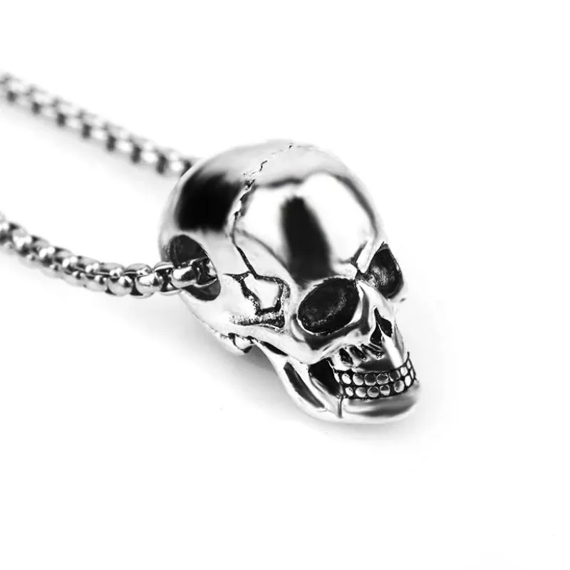 View 2 — Steampunk necklace — skull