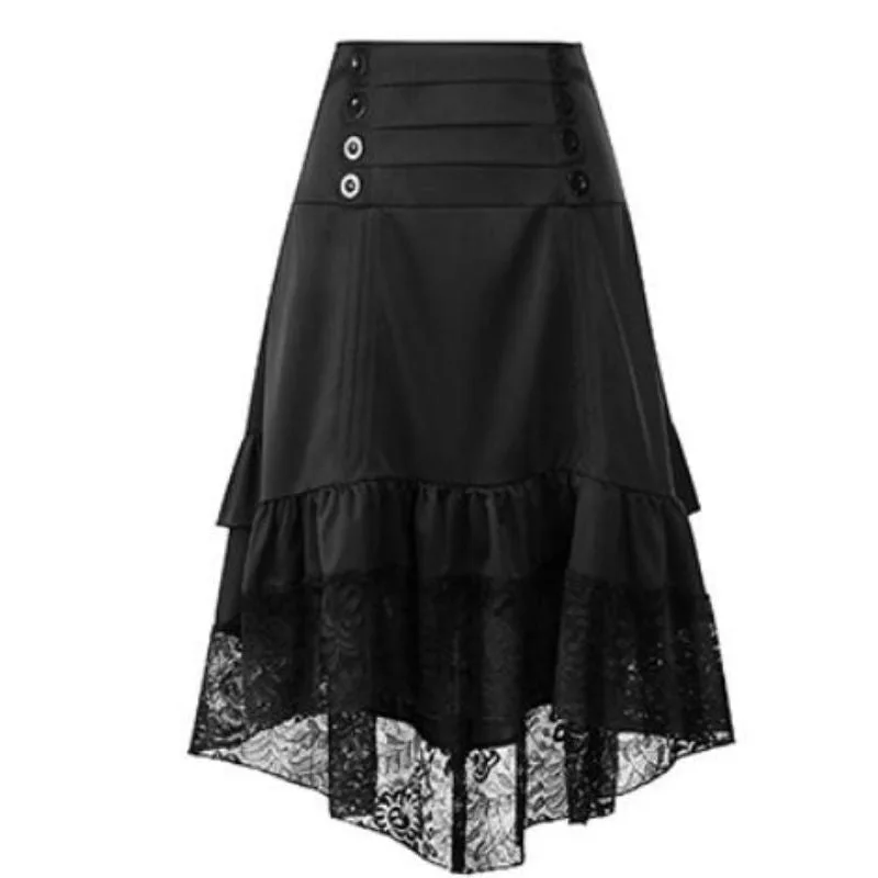 View 2 — Women’s steampunk skirt — Western