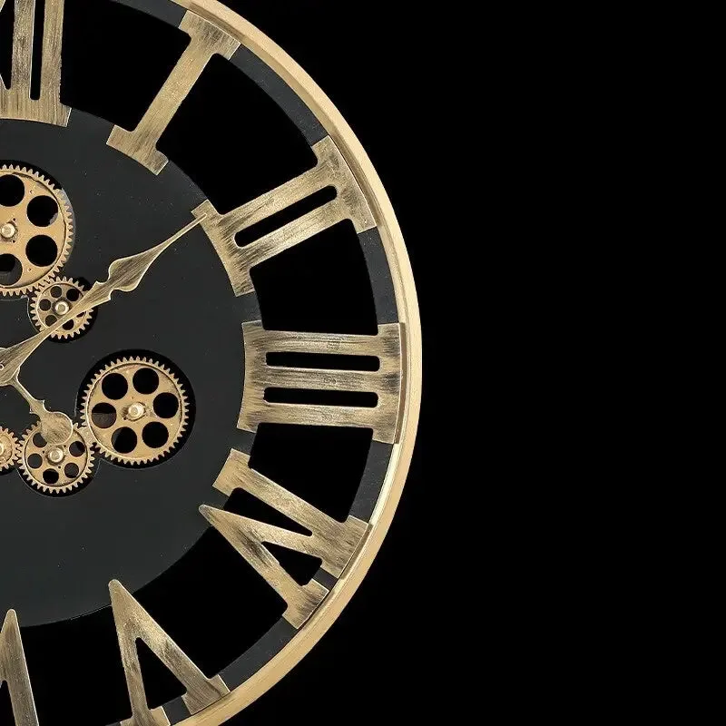 View 4 — Steampunk clock — cog rotating