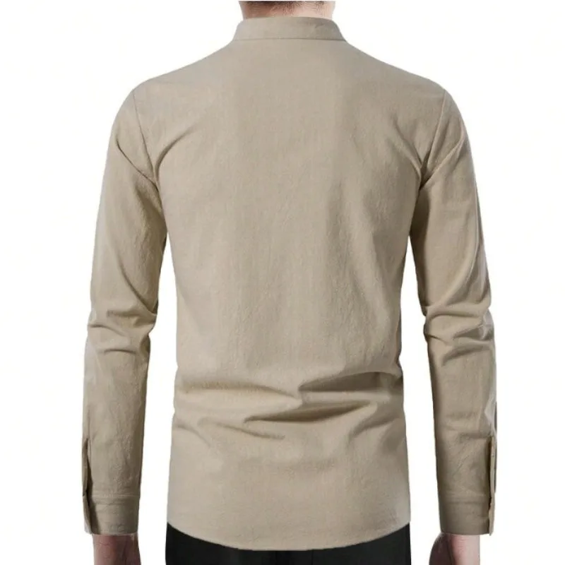 View 6 — Men’s steampunk shirt — collar lace