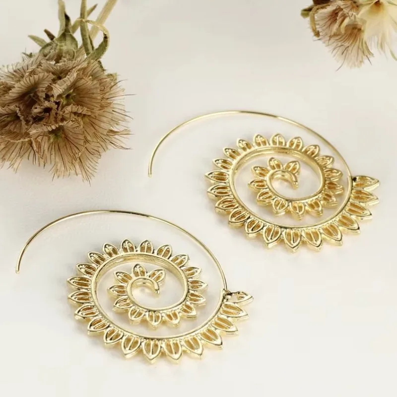 View 3 — Steampunk earrings — bohemian