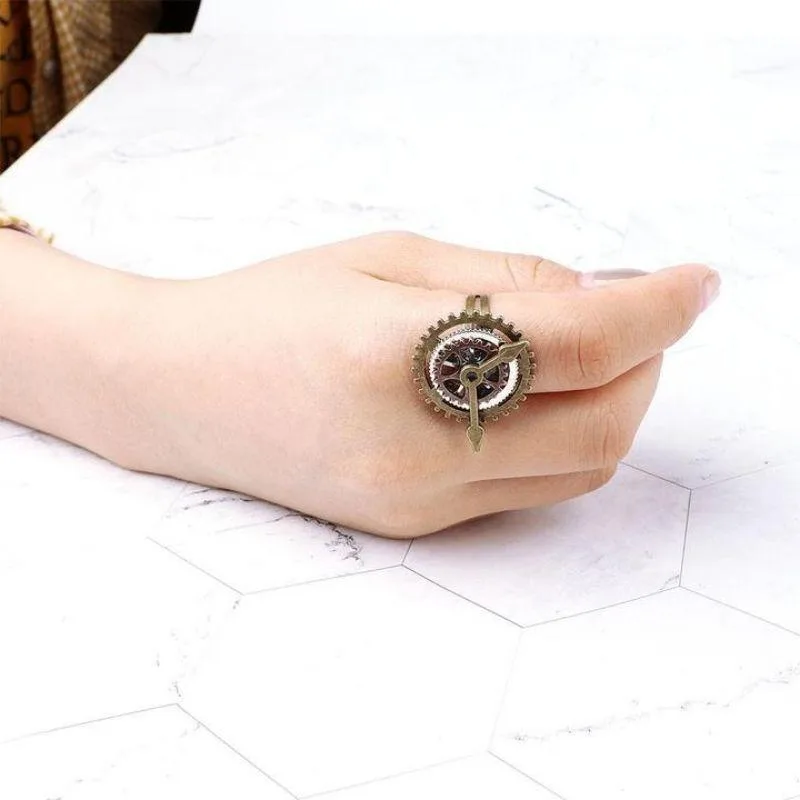 View 2 — Steampunk clock — Ring