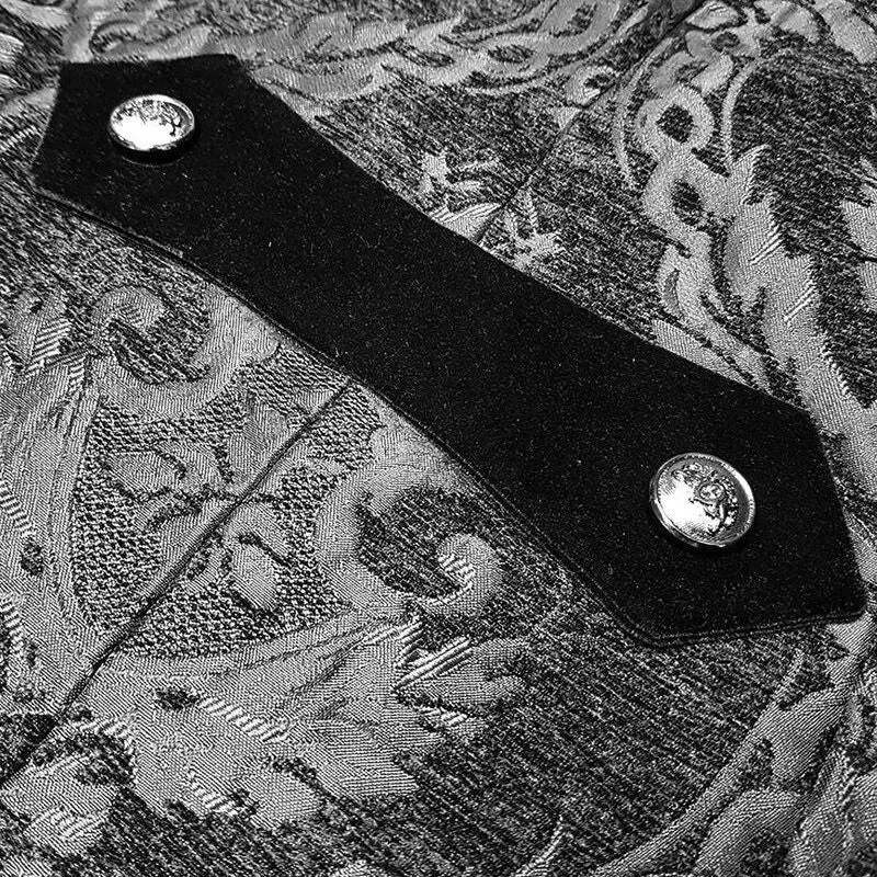 View 5 — Men’s antique-style steampunk frock coat