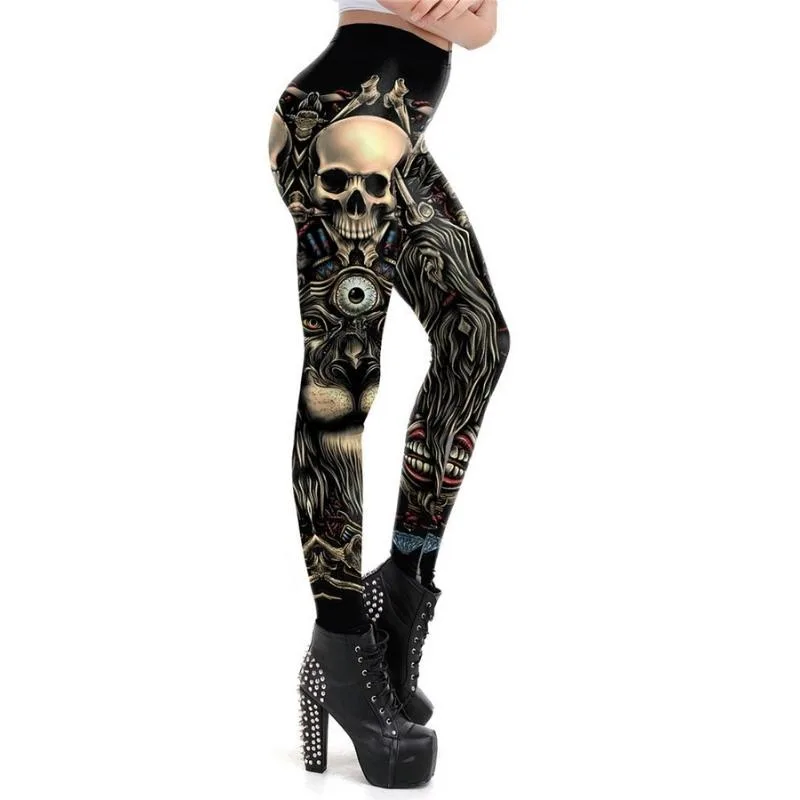 View 2 — Steampunk legging skull